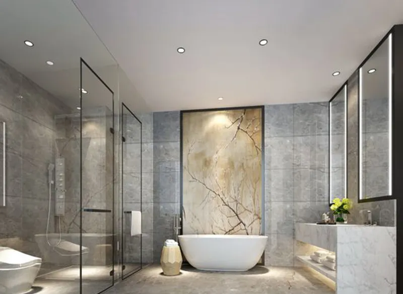 Mẫu Trần Thạch Cao Phòng Tắm 2