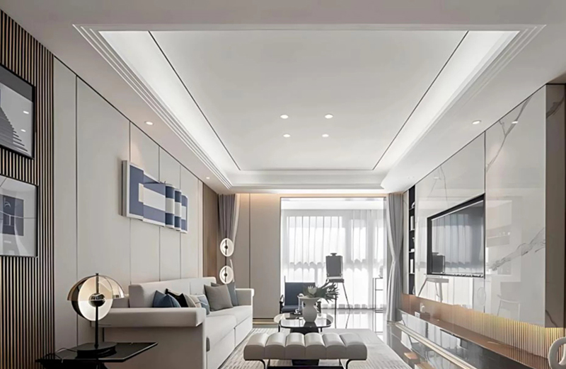 Mẫu Trần Thạch Cao Phòng Khách đơn Giản, Hiện đại 7j