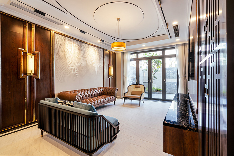 Mẫu Trần Thạch Cao Phòng Khách Nhà ống đẹp 9