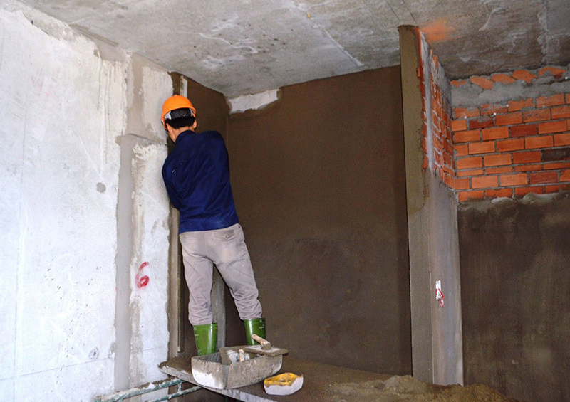 Xây Trát Tường Nhà Cũ Nhà Chung Cư