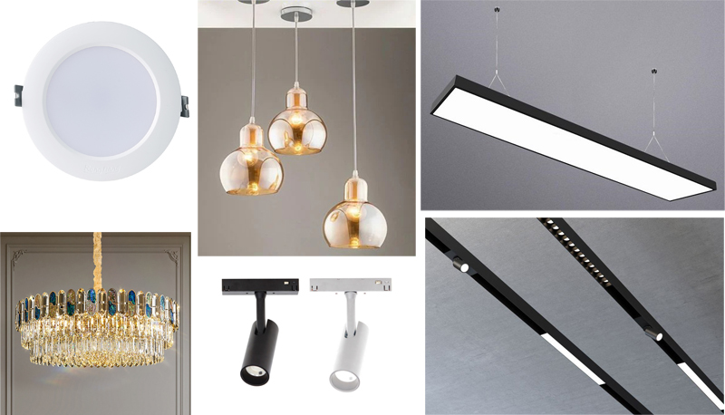 Các Loại đèn Lắp đặt Trần Thạch Cao