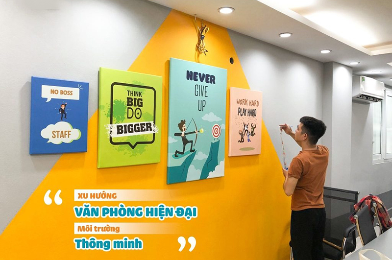 Trang Trí Vách Thạch Cao Vằng Hình Dán Hoặc Tranh Nhẹ