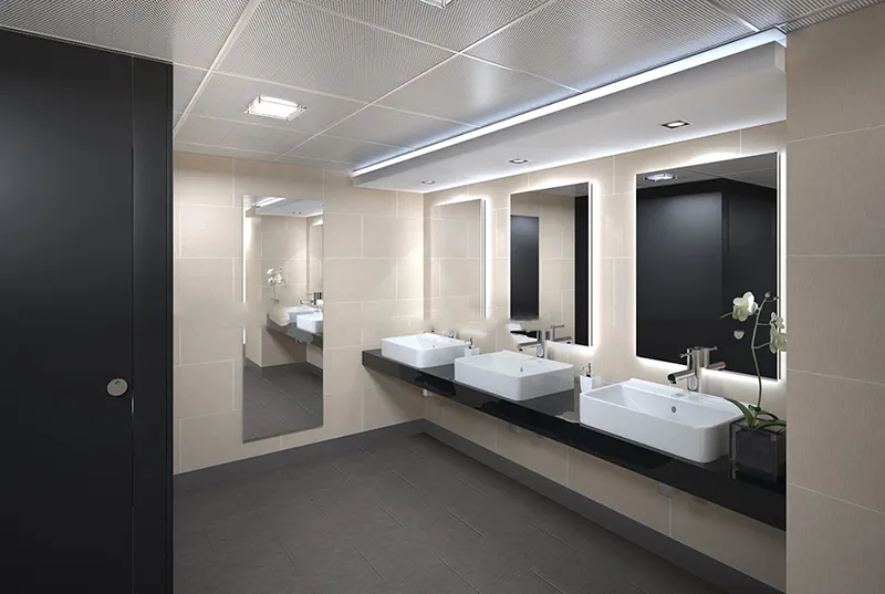 Thi công trần nhôm thả 60x60 nhà tắm cần lưu ý điều gì