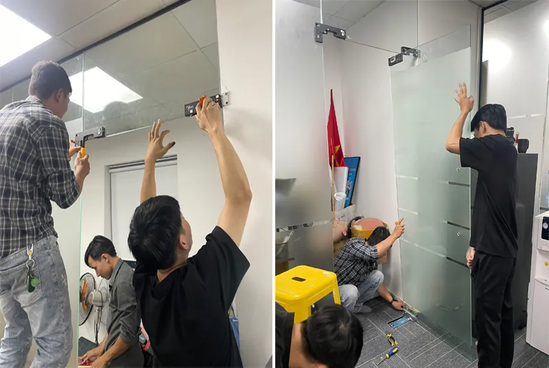 Quy Trình Tháo Vách Kính Cường Lực đúng Kỹ Thuật, An Toàn