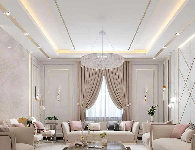 Giá Trần Thạch Cao Phòng Khách Bao Nhiêu Tiền 1m2
